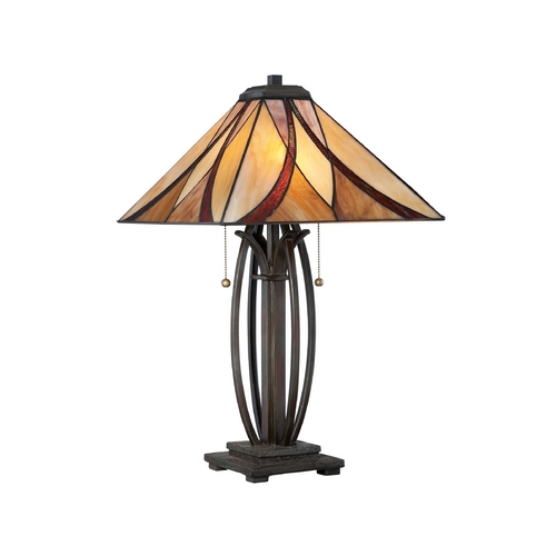 Quoizel Lighting Asheville Table Lamp in Valiant Bronze by Quoizel Lighting TF1180TVA