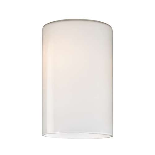 Design Classics Lighting Opal White Glass Cylinder Shades, Lipless, 1-5/8-In Fit GL1024C