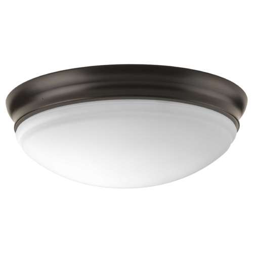 Progress Lighting 11-Inch LED Flush Mount in Antique Bronze by Progress Lighting P350100-020-30