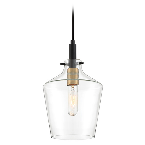 Quoizel Lighting June 7.75-Inch Mini Pendant in Earth Black by Quoizel Lighting JUN1508EK