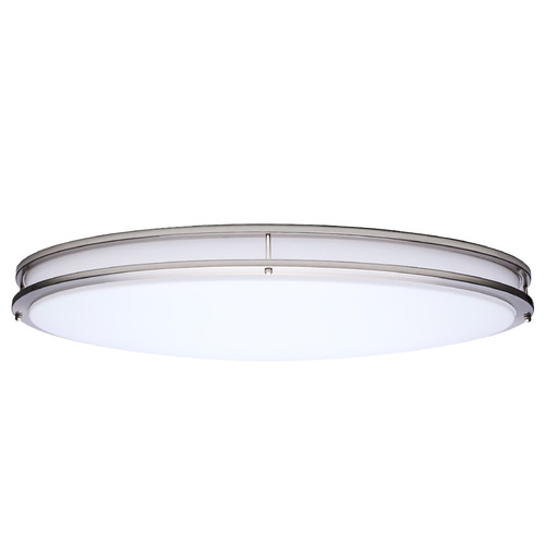 Nuvo Lighting Nuvo Lighting Glamour Brushed Nickel LED Flushmount Light 62-1881