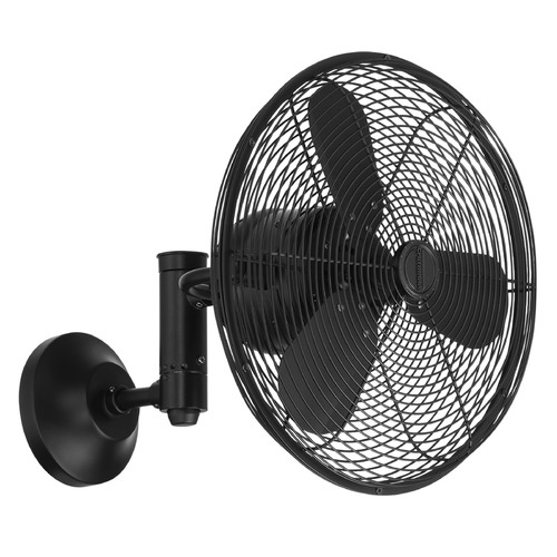 Craftmade Lighting Craftmade Lighting Bellows Flat Black Wall Fan BW414FB3