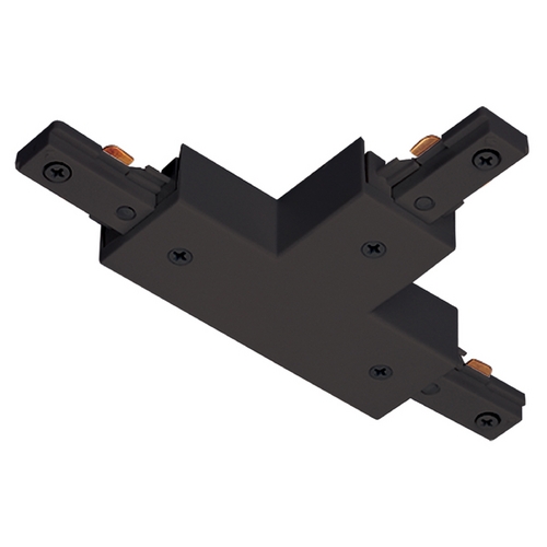 Juno Lighting Group Trac-Lites T Connector in Black Finish by Juno Lighting Group R25 BL