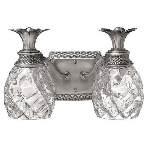 Hinkley Plantation 13-Inch Bath Light in Polished Antique Nickel by Hinkley Lighting 5312PL