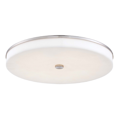 George Kovacs Lighting U.H.O. LED Flush Mount in Brushed Nickel by George Kovacs P950-084-L