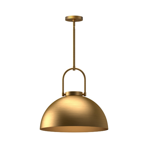 Alora Lighting Harper 15.75-Inch Pendant in Aged Gold by Alora Lighting PD504016AG