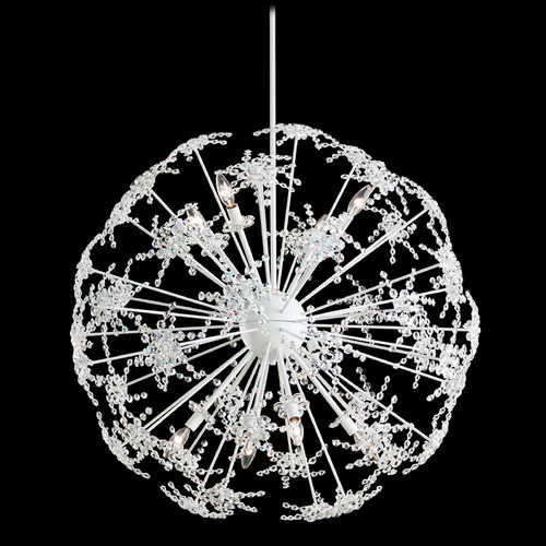 Schonbek Lighting Schonbek Worldwide Lighting Esteracae White Luster Pendant Light DN1036N-306R