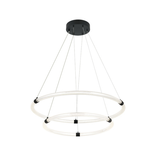 Matteo Lighting Matteo Lighting Inkara Matte Black LED Pendant Light C34856MB
