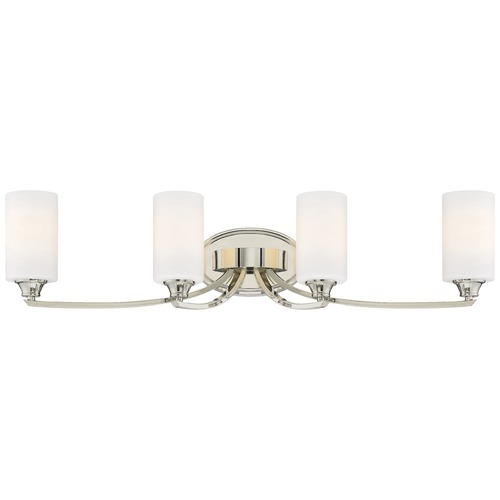 Minka Lavery Tilbury Polished Nickel Bathroom Light by Minka Lavery 3984-613