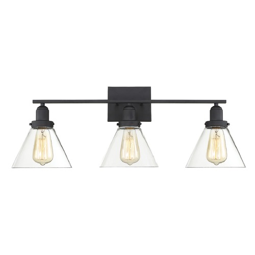 Savoy House Drake 28.50-Inch Black Bathroom Light by Savoy House 8-9130-3-BK