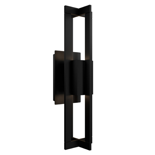 Modern Forms by WAC Lighting Modern Forms Gander Black LED Outdoor Wall Light WS-W78520-27-BK