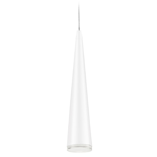 Kuzco Lighting Modern White LED Pendant 3000K 335LM by Kuzco Lighting 401214WH-LED