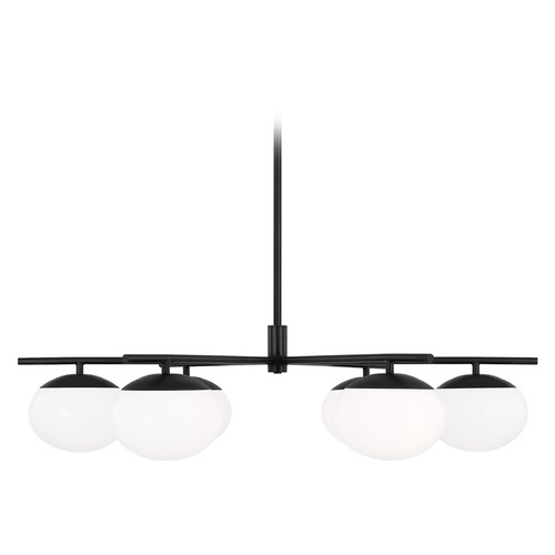 Visual Comfort Studio Collection Visual Comfort Studio Collection Ellen Degeneres Lune Aged Iron LED Chandelier EC1246AI