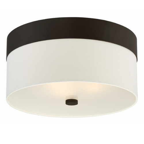 Crystorama Lighting Crystorama Lighting Libby Langdon Grayson Dark Bronze Flushmount Light 293-DB