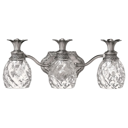 Hinkley Plantation 21-Inch Bath Light in Polished Antique Nickel by Hinkley Lighting 5313PL