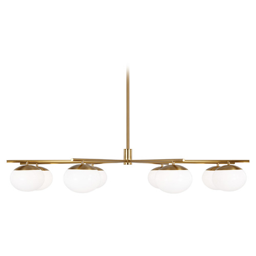 Visual Comfort Studio Collection Visual Comfort Studio Collection Ellen Degeneres Lune Burnished Brass LED Chandelier EC1258BBS
