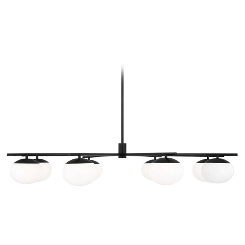 Visual Comfort Studio Collection Visual Comfort Studio Collection Ellen Degeneres Lune Aged Iron LED Chandelier EC1258AI