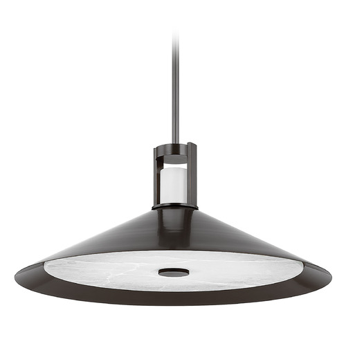 Hudson Valley Lighting Hudson Valley Lighting Clermont Distressed Bronze LED Pendant Light with Coolie Shade 3028-DB