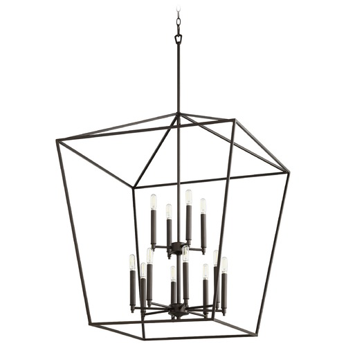 Quorum Lighting Gabriel Oiled Bronze Pendant by Quorum Lighting 604-12-86