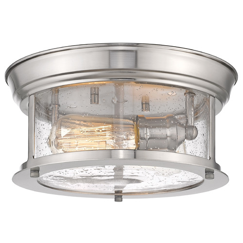 Z-Lite Sonna Brushed Nickel Flush Mount by Z-Lite 727F10-BN