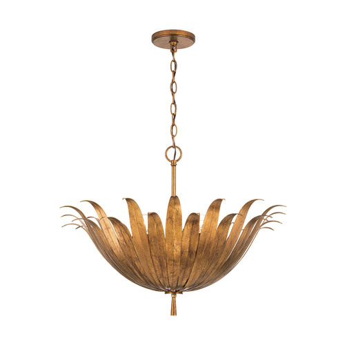 Capital Lighting Eden 4-Light Large Pendant in Antique Gold by Capital Lighting 349541AG