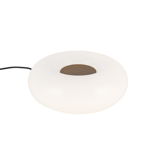 Kuzco Lighting Kuzco Lighting Nimbus Vintage Brass LED Table Lamp with Oblong Shade TL12409-VB/OP