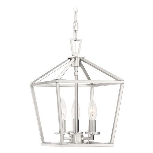 Savoy House Townsend Satin Nickel Pendant by Savoy House 3-320-3-SN