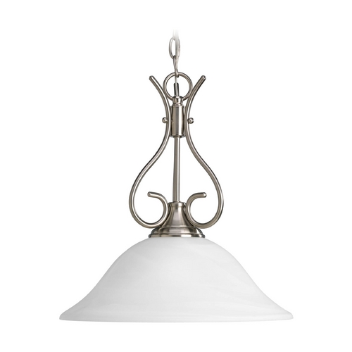 Progress Lighting 15-Inch Pendant in Brushed Nickel by Progress Lighting P5091-09