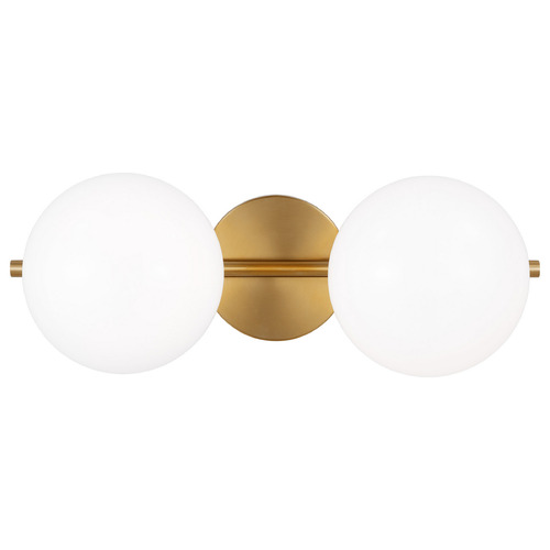 Visual Comfort Studio Collection Visual Comfort Studio Collection Ellen Degeneres Lune Burnished Brass LED Vertical Bathroom Light EV1012BBS