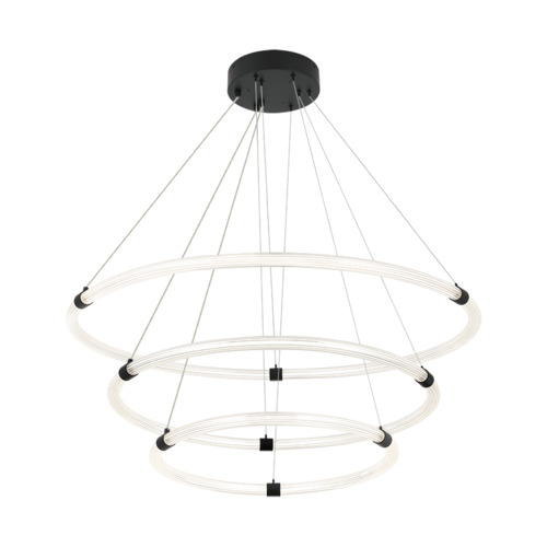 Matteo Lighting Matteo Lighting Inkara Matte Black LED Pendant Light C34896MB