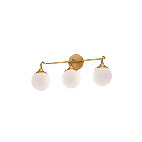Alora Lighting Nouveau 25.50-Inch Bath Light in Aged Gold by Alora Lighting VL505125AGOP
