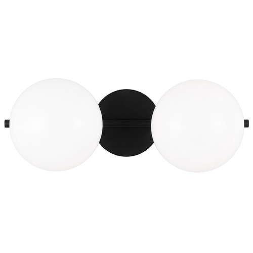 Visual Comfort Studio Collection Visual Comfort Studio Collection Ellen Degeneres Lune Aged Iron LED Vertical Bathroom Light EV1012AI