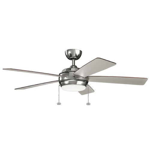 Kichler Lighting Starkk 52-Inch Polished Nickel LED Fan by Kichler Lighting 330174PN