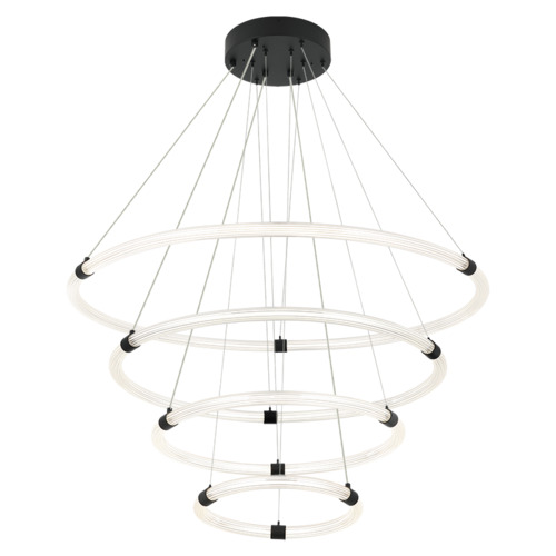 Matteo Lighting Matteo Lighting Inkara Matte Black LED Pendant Light C34899MB