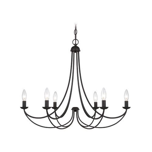 Quoizel Lighting Mirren 6-Light Chandelier in Imperial Bronze by Quoizel Lighting MRN5006IB