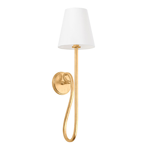 Hudson Valley Lighting Hudson Valley Lighting Elmhurst Vintage Gold Leaf LED Sconce 3928-VGL