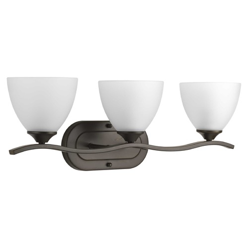 Progress Lighting Laird Antique Bronze 3-Light Bathroom Light by Progress Lighting P300097-020