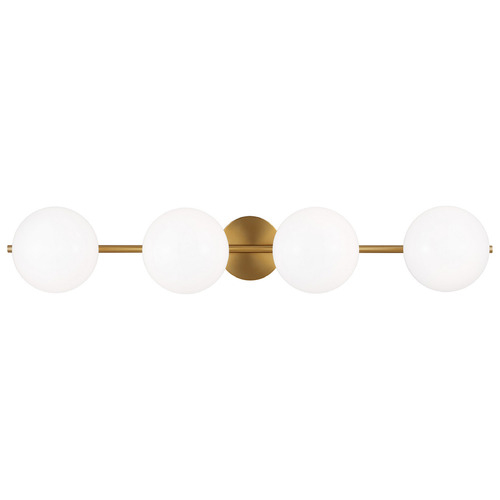 Visual Comfort Studio Collection Visual Comfort Studio Collection Ellen Degeneres Lune Burnished Brass LED Vertical Bathroom Light EV1014BBS