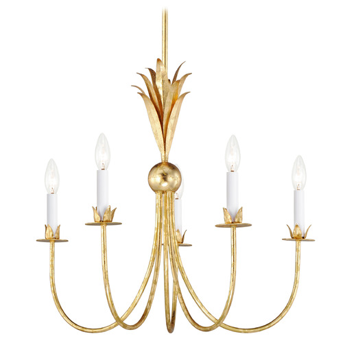 Maxim Lighting Maxim Lighting Paloma Gold Leaf Chandelier 2885GL