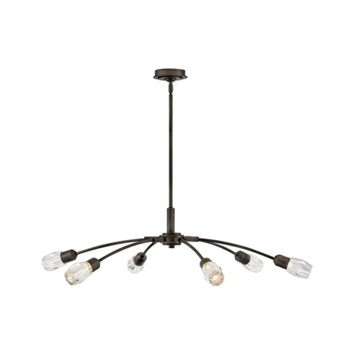 Fredrick Ramond Atera 45-Inch Crystal Chandelier in Black Oxide by Fredrick Ramond FR33326BX