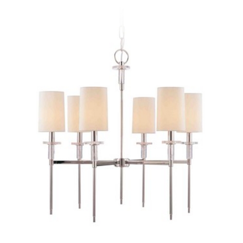 Hudson Valley Lighting Amherst 25-Inch Chandelier in Polished Nickel by Hudson Valley Lighting 8516-PN