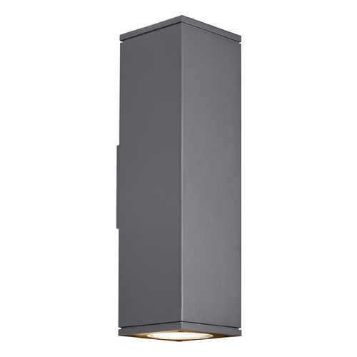 Visual Comfort Modern Collection Sean Lavin Tegel 18-Inch 3000K 36-Deg Up & Down LED Light with Button Photocontrol by VC Modern 700OWTEG83018WWCHUDUNVPC