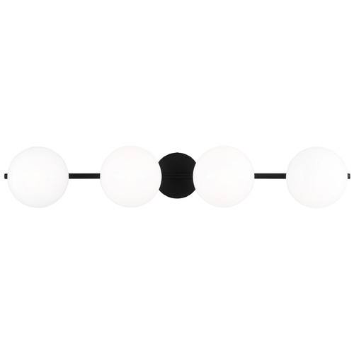 Visual Comfort Studio Collection Visual Comfort Studio Collection Ellen Degeneres Lune Aged Iron LED Vertical Bathroom Light EV1014AI