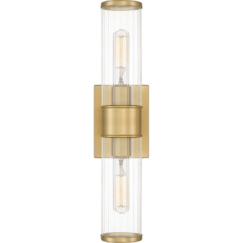 Quoizel Lighting Nova Sconce in Aged Brass by Quoizel Lighting QW16128AB