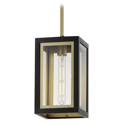 Maxim Lighting Maxim Lighting Neoclass Black & Gold Outdoor Hanging Light 30051CLBKGLD