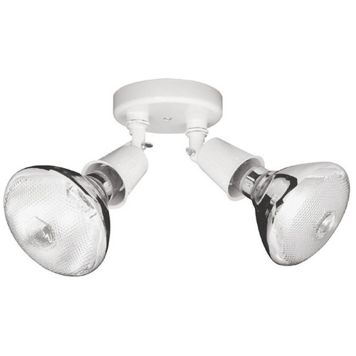 Capital Lighting 2-Light Outdoor Security Light in White by Capital Lighting 9502WH