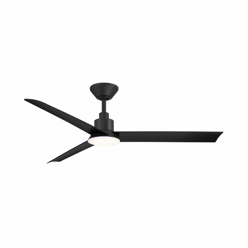 WAC Lighting Flair 56-Inch 4CCT LED Outdoor Fan in Matte Black by WAC Lighting F-103L-MB