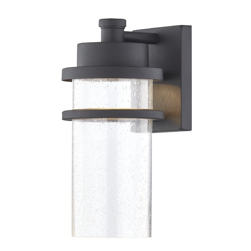 Design Classics Lighting Timber Medium LED Outdoor Wall Sconce in Black by Design Classics 1882-30-PCBK