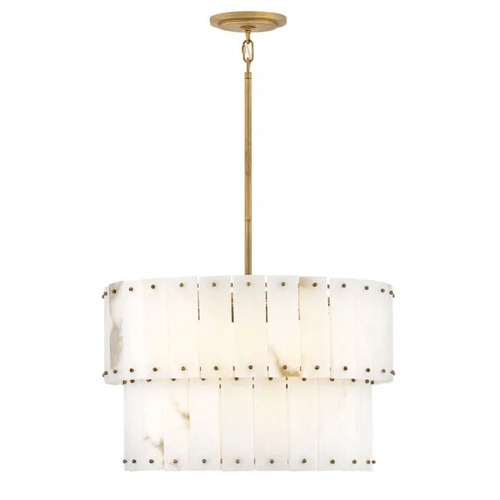 Fredrick Ramond Simone Convertible Chandelier in Burnished Gold by Fredrick Ramond FR47751BNG