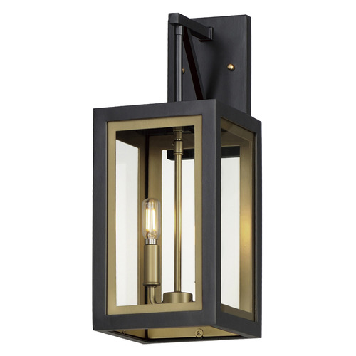 Maxim Lighting Maxim Lighting Neoclass Black & Gold Outdoor Wall Light 30054CLBKGLD